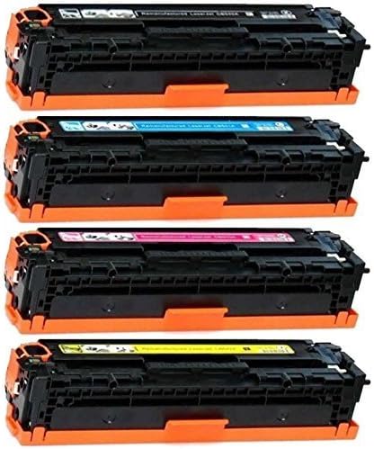 BLACK HAWK Toner Compatible Replacement for HP 410A High Yield Toner Cartridge Set CF410A CF411A CF412A CF413A (Black, Cyan, Yellow, Magenta) [2300 pages ]