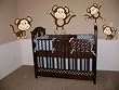 Monkeys Wall Decals Sticker Nursery Decor Art Mural