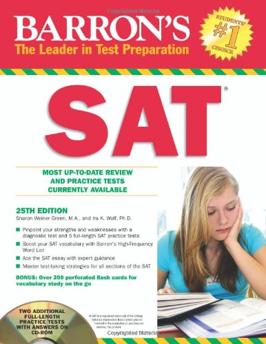 Barron's SAT with CD-ROM (Barron's Sat (Book & CD-Rom))