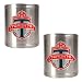 Toronto FC MLS 2pc Stainless Steel Can Holder Set - Primary Team Logo