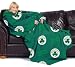 Boston Celtics Adult Comfy Throw Blanket with Sleeves