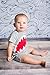 Baby Boys Girls Short Sleeve Shark Costume Bodysuit