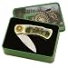 Sporting Goods : Tractor Folding Collector's Knife with Tin Gift Box