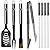 Detroit Lions Nfl 8pc Bbq Tools Set