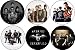 Set of 6 Avenged Sevenfold Pinback Buttons 1.25