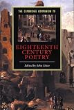 Buy : The Cambridge Companion to Eighteenth-Century Poetry (Cambridge Companions to Literature)