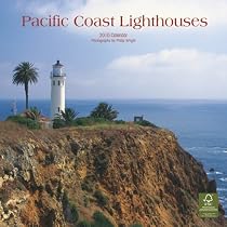 Pacific Coast Lighthouses 2010 Square Wall (Multilingual Edition)