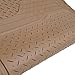 MotorTrend® Heavy Duty Premium Rubber Cargo Mat Trimmable Trunk Liner for Trucks and Sedans Multi Size X-Large (Beige)