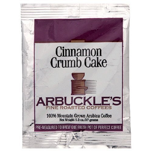 Arbuckle's Fine Roasted Coffee, Cinnamon Crumb Cake, 1.3-Ounce Bag (Pack of 30) by Cakes