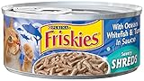UPC 050000103690 product image for Friskies Cat Food Savory Shreds with Ocean Whitefish & Tuna in Sauce, 5.5-Ounce  | upcitemdb.com