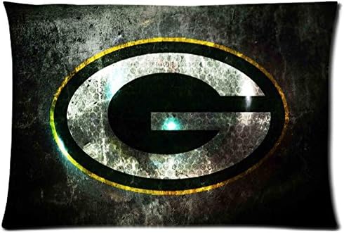 Ulive New Dakimakura Pillow Case Custom Nfl Team Green Bay Packers Pillowcase Best Gift 20X30 Inch 2 Sides