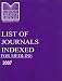 List of Journals Indexed for Medline 2007 (List of Journals Indexed in Index Medicus)