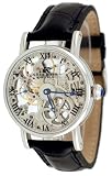 Adee Kaye #AK4005-M Men's Le Bauches Mechanical Manual Winding Skeleton Watch