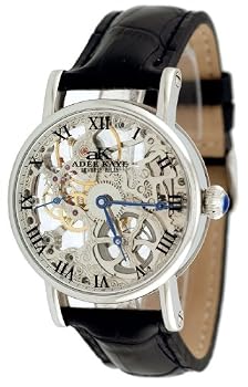 Adee Kaye #AK4005-M Men's Le Bauches Mechanical Manual Winding Skeleton Watch
