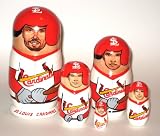MLB Baseball St. Louis Cardinals or Any Team your choice Russian Nesting doll 5 pcs / 6 in * MLB.Cardinals