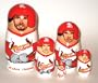 MLB Baseball St. Louis Cardinals or Any Team your choice Russian Nesting doll 5 pcs / 6 in * MLB.Cardinals
