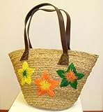 ★バリ島直輸入★ ヘンプバック 花柄