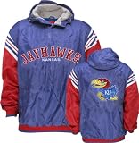 Kansas Jayhawks Half Zip Pullover Hooded Jacket
