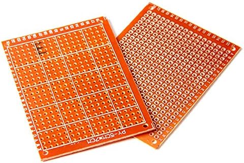 PHISCALE 20pcs Solder Finished Prototype PCB for DIY Circuit Board Breadboard (5x7cm)