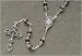 Jewelry : Purple Easter Beaded Rosary With 6MM Glass Beads 20" #42185