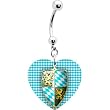 Heart Bavarian Oktoberfest Belly Ring