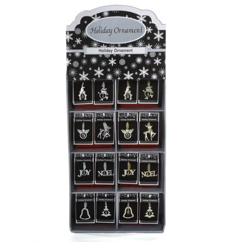 Get Club Pack of 128 Elegant Gold and Silver Miniature Christmas
Ornaments 2.5" with discount price