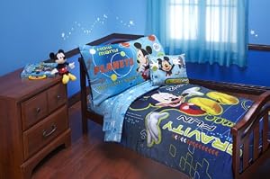 Disney Mickey Mouse Space Adventures 4 Piece Toddler Set, Blue