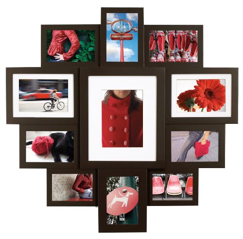 Umbra Huddle Large Wood Collage Frame- Espresso
