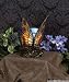Quoizel Orange Butterfly Tiffany 1 Light Accent Lamp