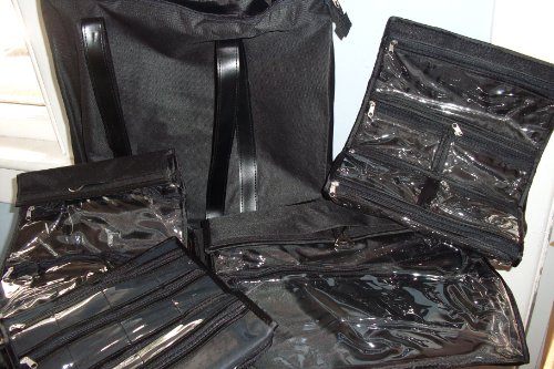 4 TRAVEL ORGANIZERS W/TOTE BAG