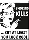 SMOKING KILLS Funny Fridge Magnet 2 1/2