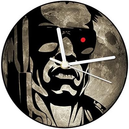 IPX156 Terminator - Gray Moon - Wall Clock