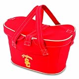 NCAA USC Trojans Mercado Insulated Cooler Basket, Red