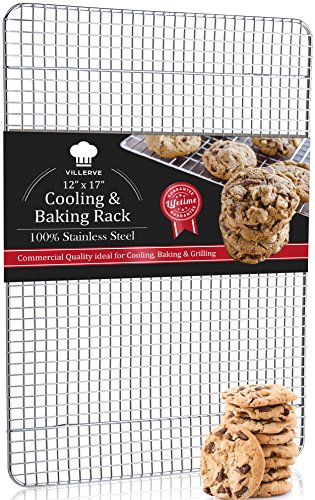 Villerve Stainless Steel Baking Rack and Cooling Rack 12