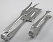Old World Cuisine Stainless Steel Tongs Set (Serving Tongs 7.48 inches and Ice Tongs 4.75 inches)