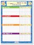 Write & Wipe "Gettin' It Done" Chore Planner with CRAYONS INCLUDED!