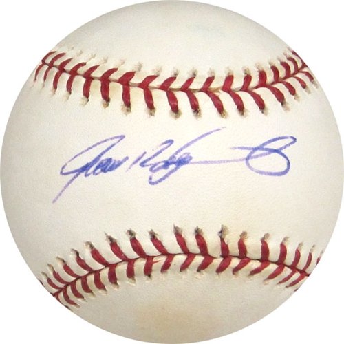 Ivan Rodriguez Autographed/Hand Signed Baseball (PSA/DNA)