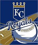 MLB Kansas City Royals Big Stick Raschel Throw Blanket