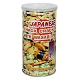 Tasty Joy Rice Cracker with Wasabi Green Peas, 6.35-Ounce Cans (Pack of 6)