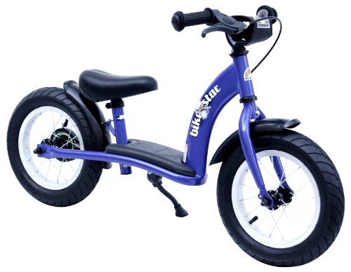 bike*star 30.5cm (12 Inch) Kids Learner Balance Beginner Run Bike Classic - Blue