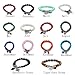 Three Keys Jewelry Women Birthstone Charm Bracelet Stretch Bangle Silver Infinity Wish Life Tree July Agate Red T7