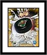 Minnesota Wild NHL Framed 8x10 Photograph Team Logo and Hockey Puck