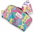 Estee Lauder Lilly Pulitzer Snapdragon Print Cosmetic Bag wi/ 2 Travel Bottles