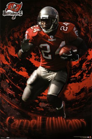 Tampa Bay Buccaneers- Carnell Williams Poster Print, 22x34