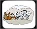 Decorated Mouse Pad with man, body, individuals, individual, humans, husky, person, d...