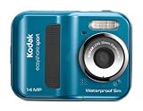 Kodak C135 EasyShare Sport Digitalkamera (14 Megapixel, 5-fach Digitalzoom, 6,1 cm (2,4 Zoll) Display, 5m wasserdicht, bildstabilisiert) blau