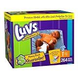 Luvs Premium Stretch Diapers, Size 1 (8-14 Lbs), 264 Diapers