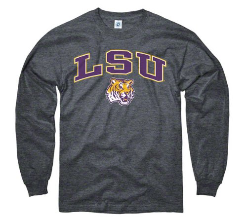 LSU Tigers Dark Heather Perennial II Long Sleeve T-Shirt