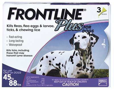 Frontline Plus Flea Drops For Dogs 45-88 Lbs Frontline Plus Flea Drops For Dogs 45-88 Lbs