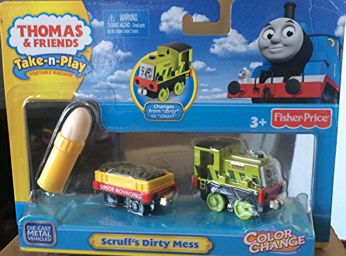 Thomas & Friends Take N Play Color Change Scruff's Dirty Mess
